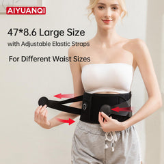 AIYUANQI ergonomic adjustable strap ensures a secure fit around the waist.