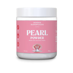 Akasha Pearl Powder bottle for everyday beauty and wellness use