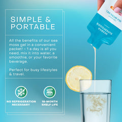 Flat lay of citrus and vanilla flavors inspired by Akasha Superfoods