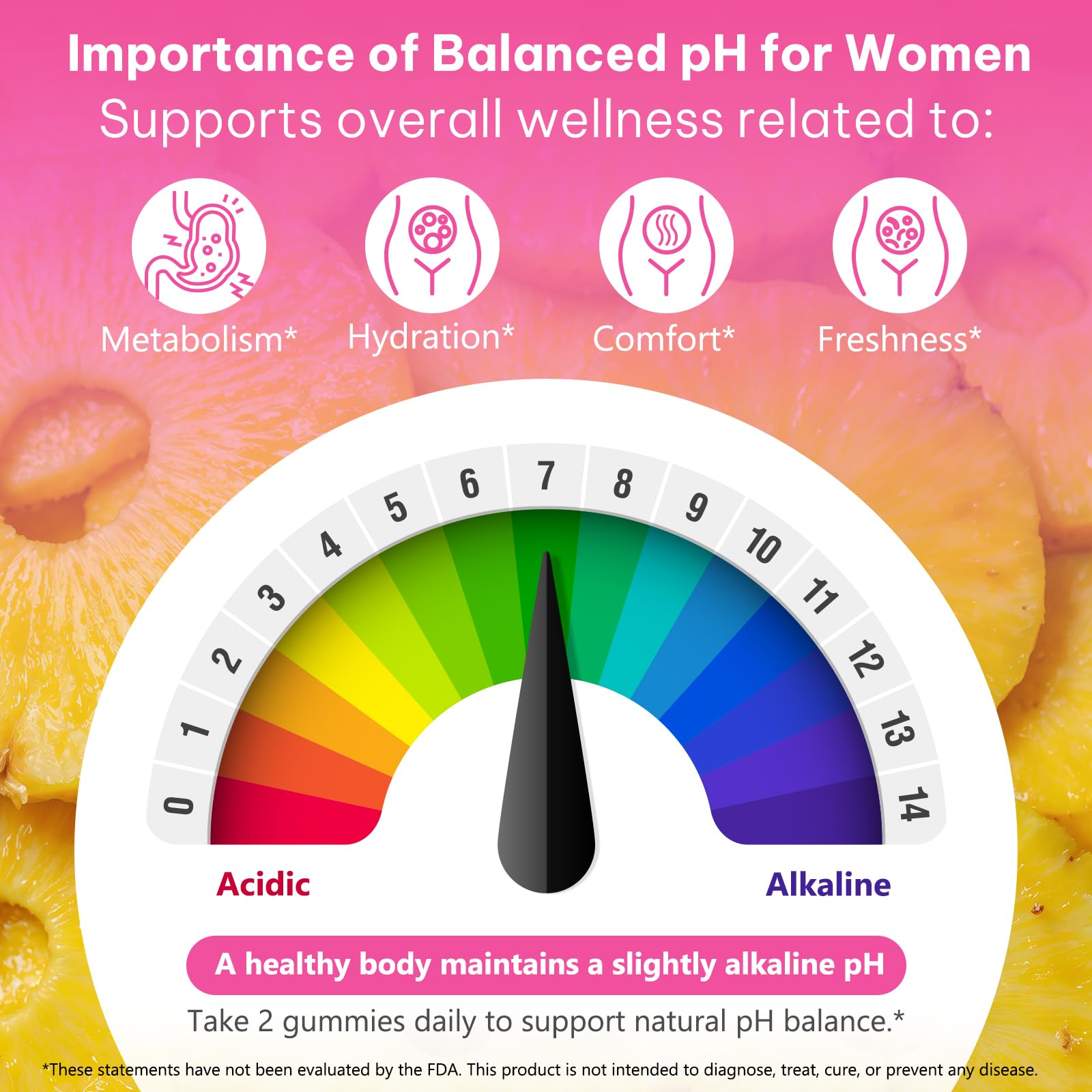 Delicious pineapple flavor enhances everyday self-care.