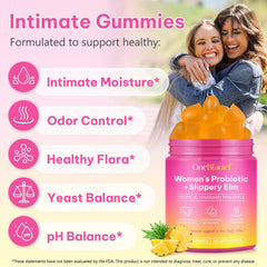 Probiotic gummies may support immune health for women.