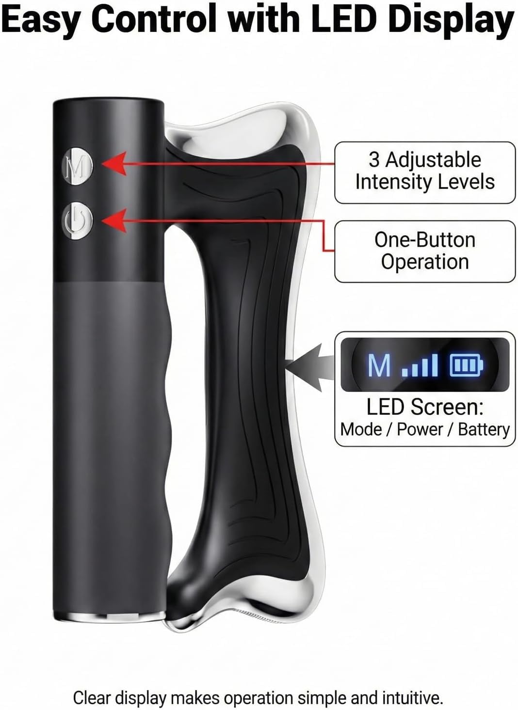 Akeuihat Sculptor heat therapy feature ready to warm muscles before massage.