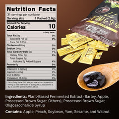 Amo Koso ingredients scoop showcasing 77 Japanese ingredients for balanced fermentation