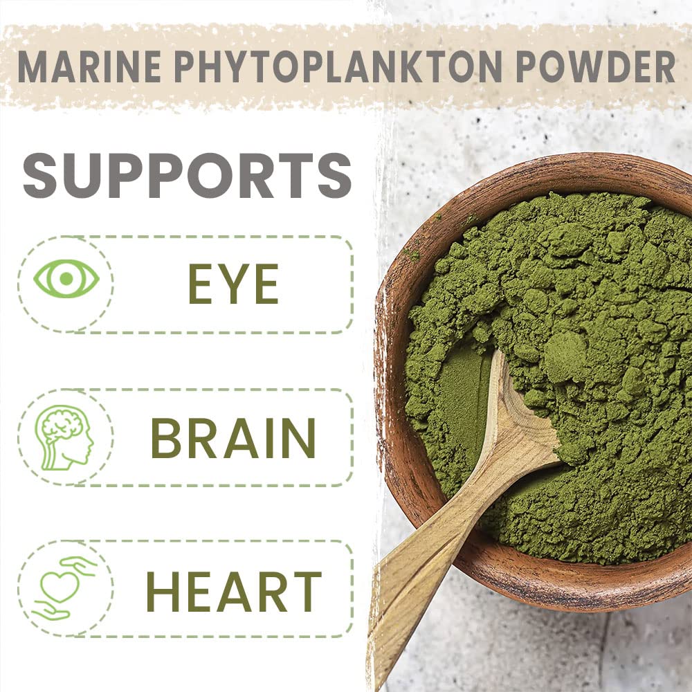 AKI Marine Phytoplankton Powder in yogurt provides an easy daily nutrition boost.