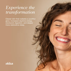 AKKA label highlights gluten-free and non-GMO assurance for mindful wellness.
