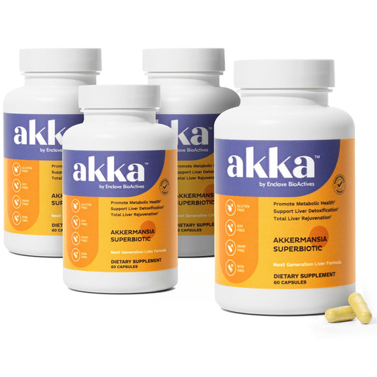 AKKA Liver Balance bottle front showcasing a daily wellness companion