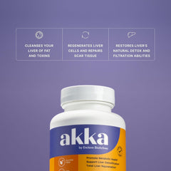 AKKA Liver Balance dosing spoon suggests easy intake with meals
