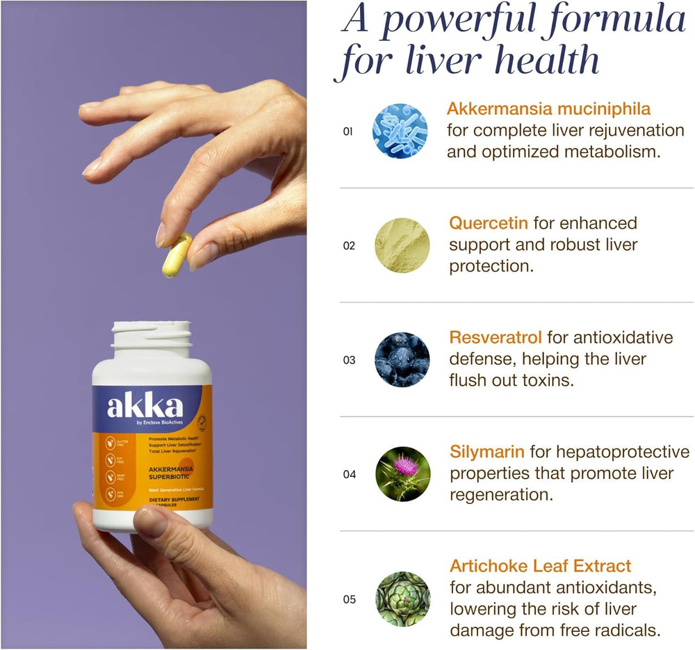 AKKA Liver Balance packaging box conveys trust and transparency