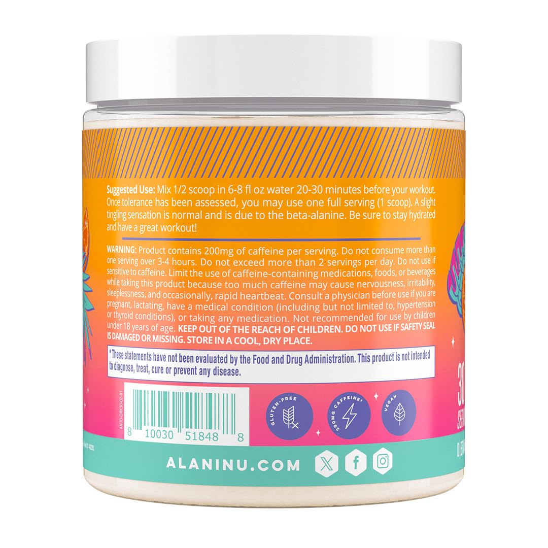 Orange KISS flavor visual suggesting bold taste and workout readiness.