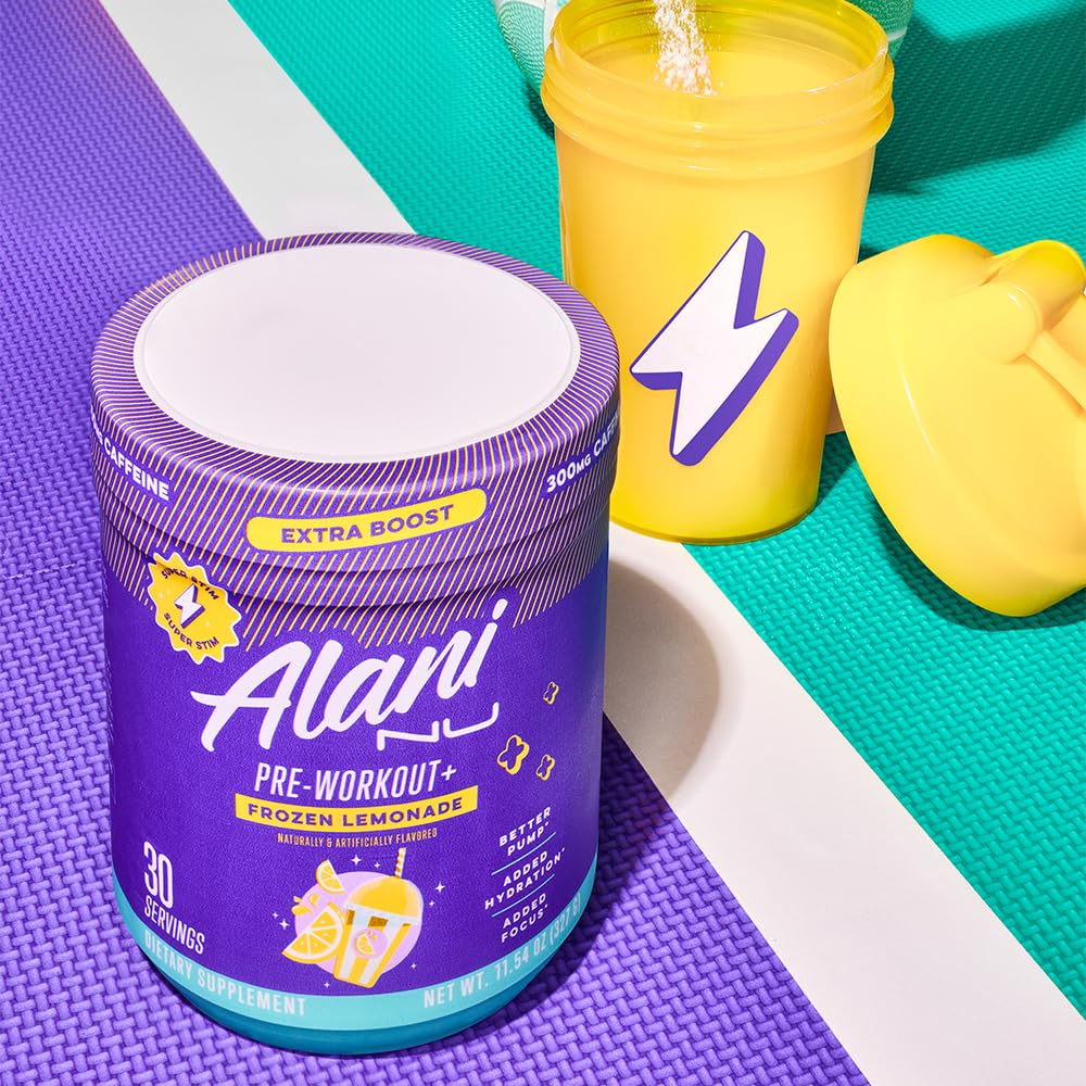 Caffeine-rich formula supports focused workouts with sustained energy