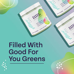 Alani Nu Super Greens daily-use mix shown for easy wellness routine.