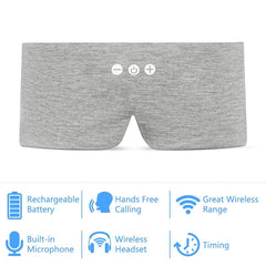 ALASKA BEAR Bluetooth sleep band close-up showing thin speakers for night use.