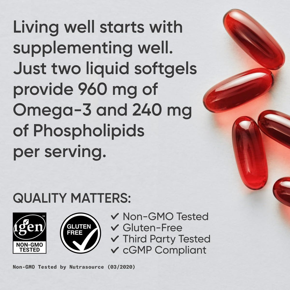 Alaska pollock oil softgels with capsule sheen implying purity and potency
