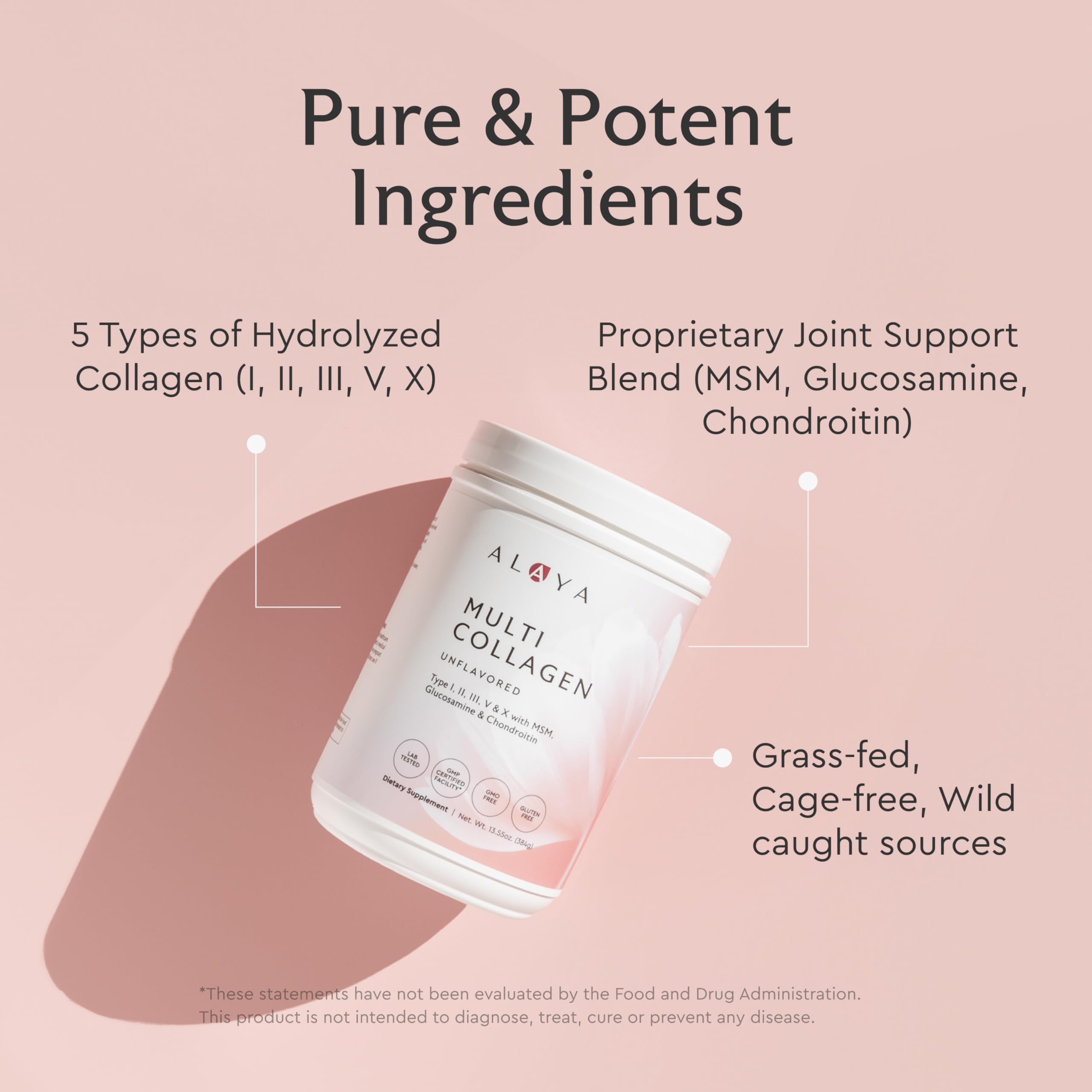 Alaya Naturals collagen for baking - easily enriches treats with protein.