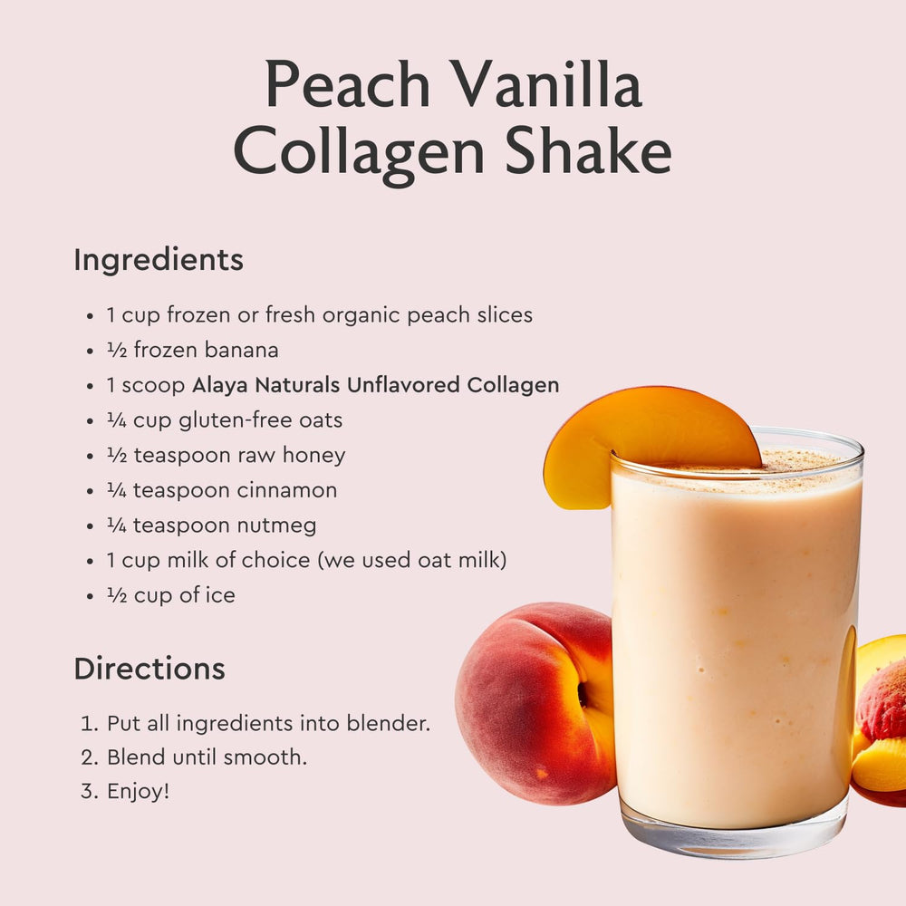 Alaya Naturals collagen powder used in baking for tasty treats.