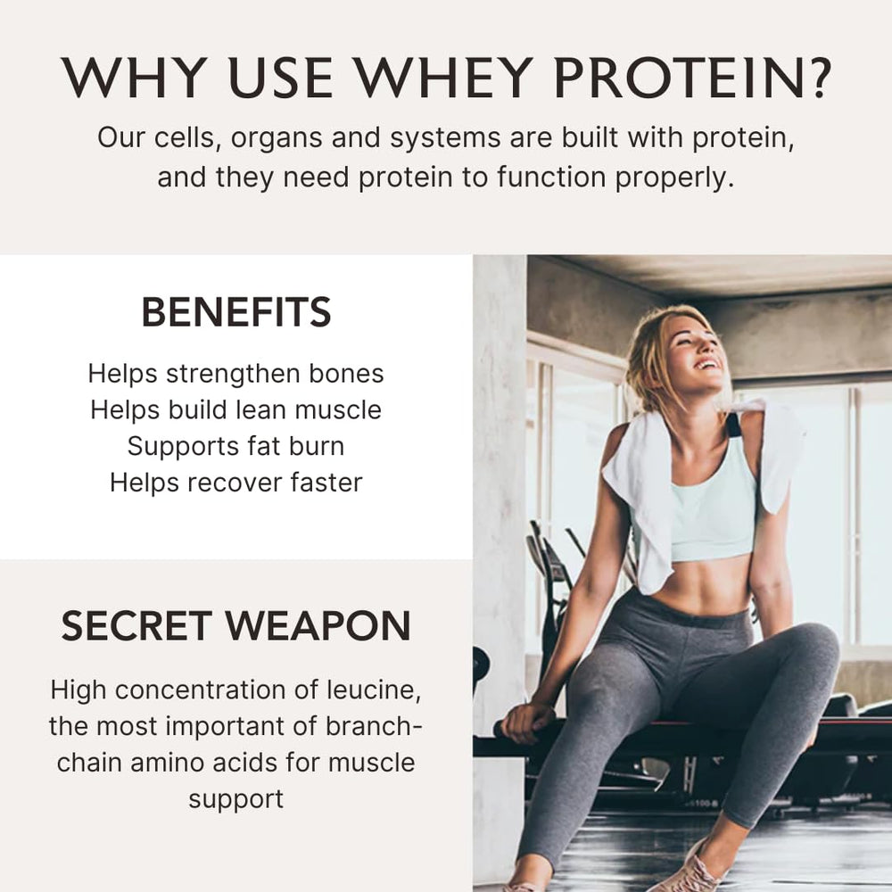 Alaya Naturals grass-fed whey bottle label emphasizes non-GMO and hormone-free ingredients