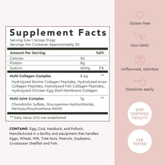 Alaya Naturals Multi Collagen Powder unflavored and dissolves easily in beverages.