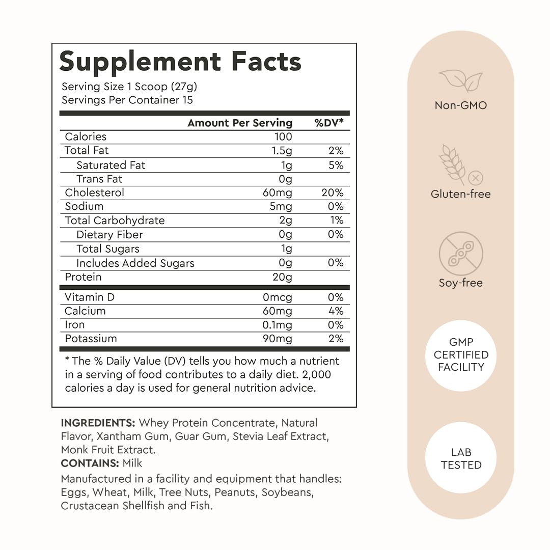 Alaya Naturals whey protein close-up shows premium amino acids focus