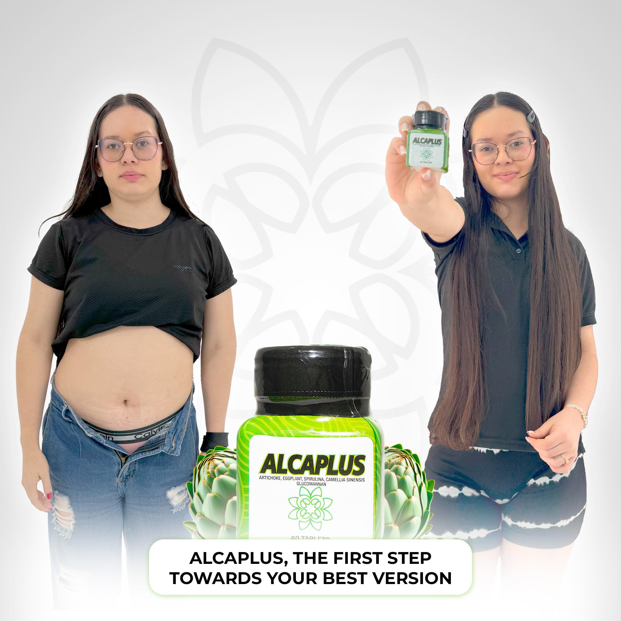ALCAPLUS daily dosing on a tray supports routine wellness.