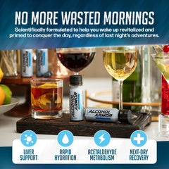Alcohol Armor dye-free label emphasizing natural, plant-based formulation for mindful hydration.