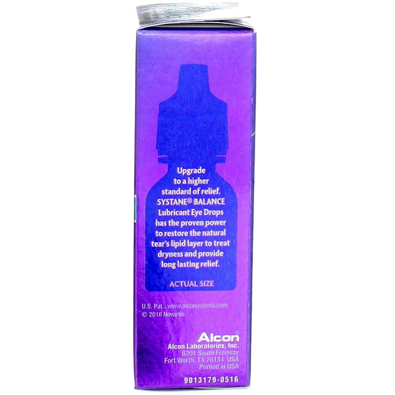 Alcon Systane Balance drops on hand for fast, portable relief