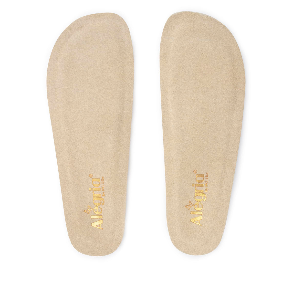 Alegria by PG Lite enhanced arch-support insole in tan for all-day comfort