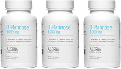 Alerna Kidney Health D-Mannose 1000mg bottle front view for daily urinary support.