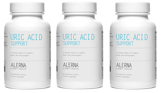 Alerna Kidney Health uric-acid-support-tart-cherry-tablets for daily wellness routines.