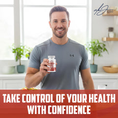 Alex Jones Naturals Lactobacillus acidophilus strain illustration supports balancing microflora.