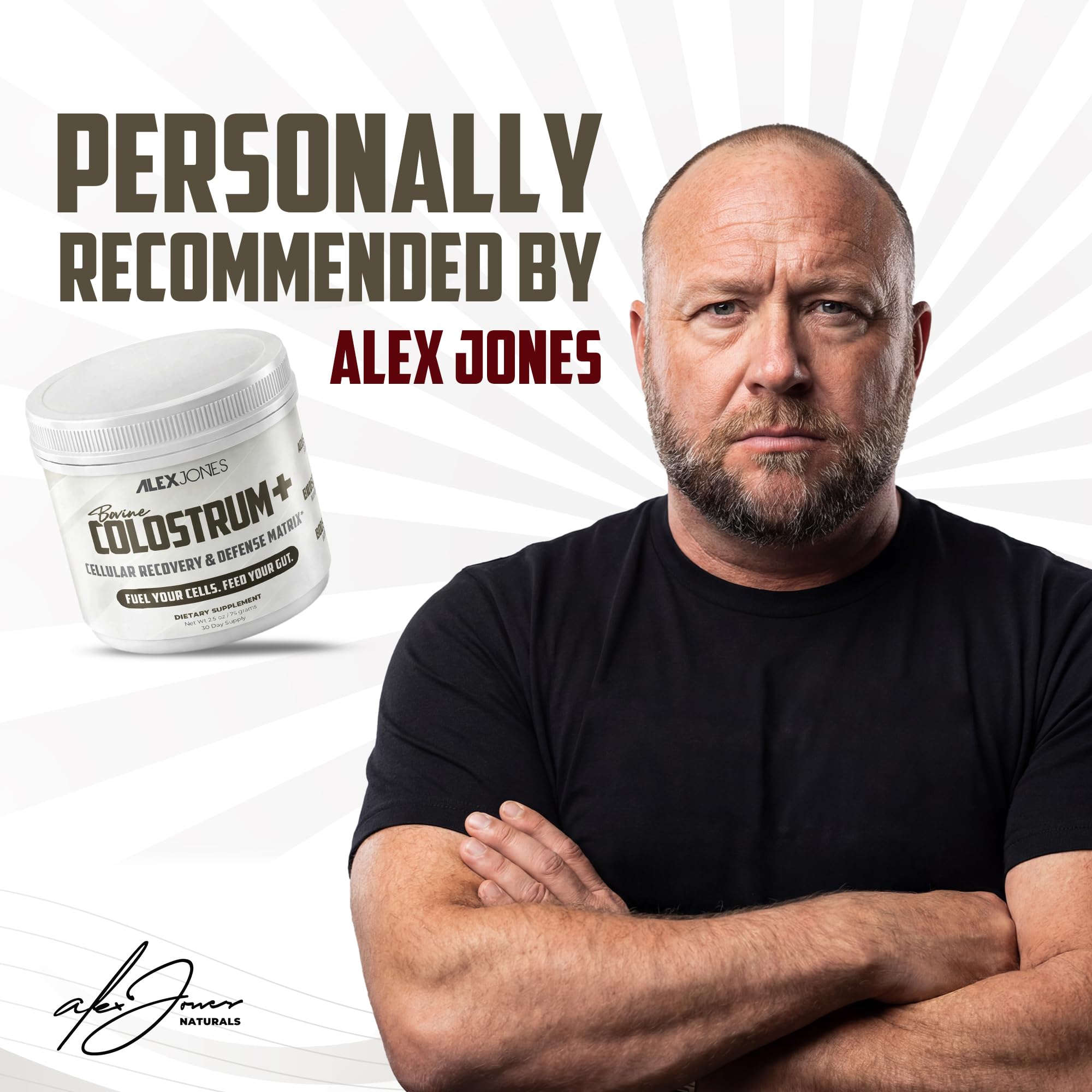 Alex Jones Naturals marshmallow root tub highlighting soothing digestive balance.
