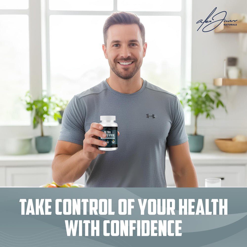 Alex Jones Naturals NAD+ Plus daily-use capsules designed for simple routines.