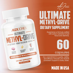 Alex Jones Naturals PQQ capsules emphasizing endurance and cognitive focus