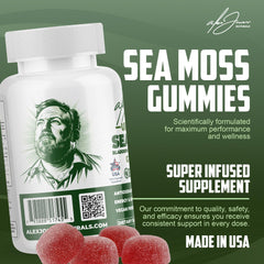Alex Jones Naturals Sea Moss Gummies caramel apple flavor offers a tasty daily chew