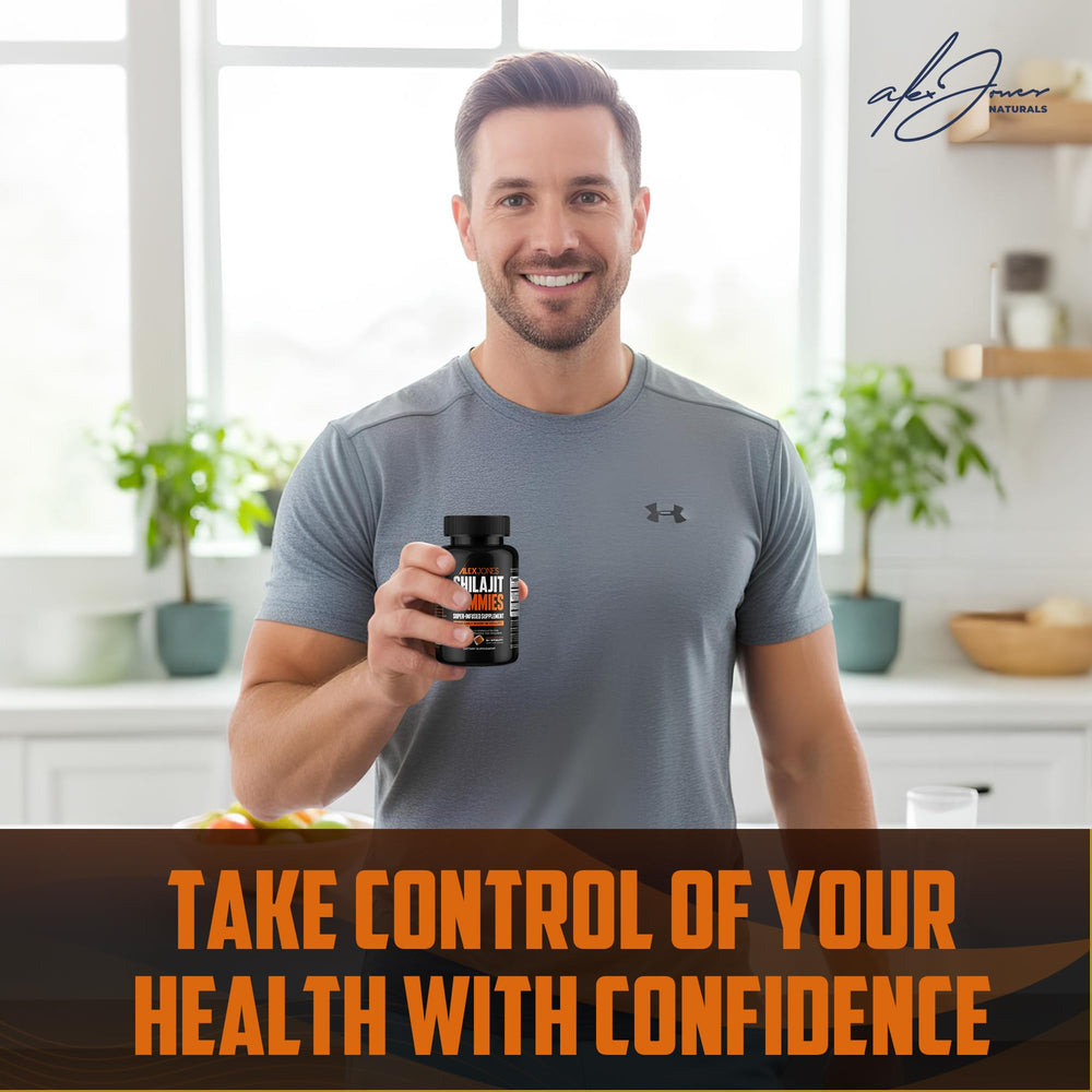 Alex Jones Naturals Shilajit Gummies focus and mental clarity