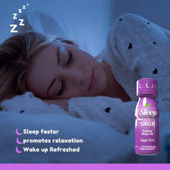 ALFA VITAMINS Sleep Shot L-Theanine icon indicating calm support.