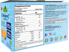 ALFA VITAMINS Collagen C Peptides mixed with water for a refreshing on-the-go drink
