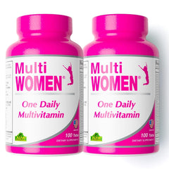 ALFA VITAMINS Multi Women bottle front for daily wellness support.