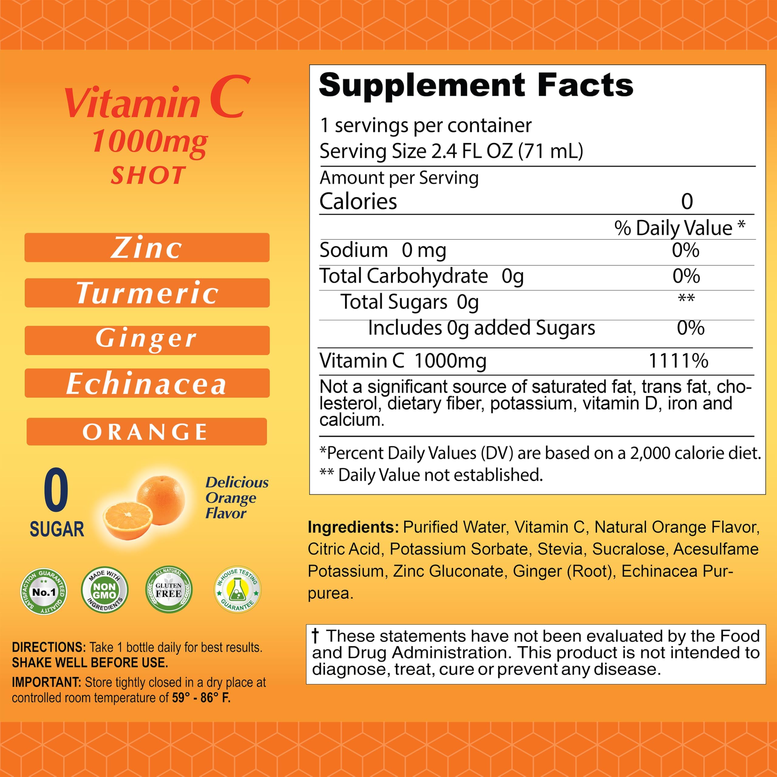 ALFA VITAMINS Vitamin C Shot daily wellness concept encourages routine use