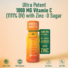 ALFA VITAMINS Vitamin C Shot orange flavor close-up for a refreshing boost