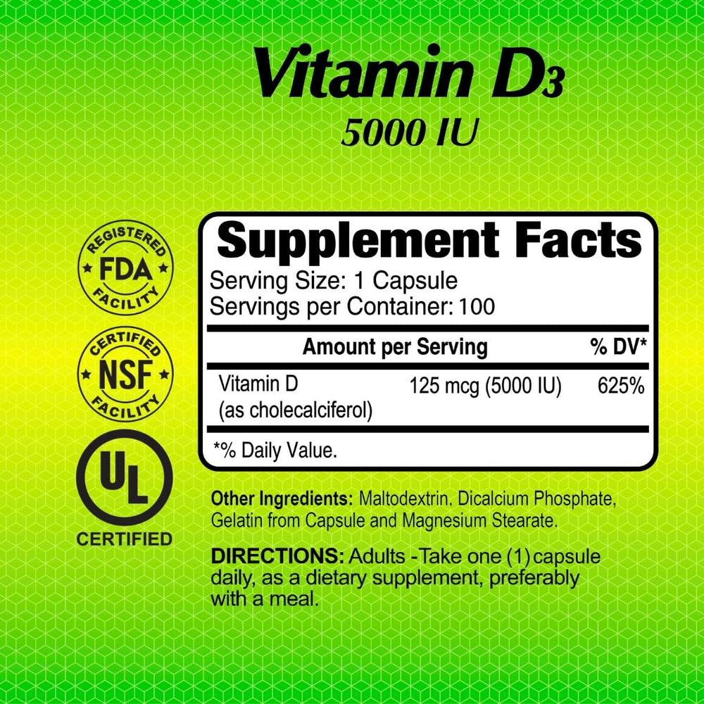 ALFA VITAMINS Vitamin D3 1000 IU packaging suitable for home storage.