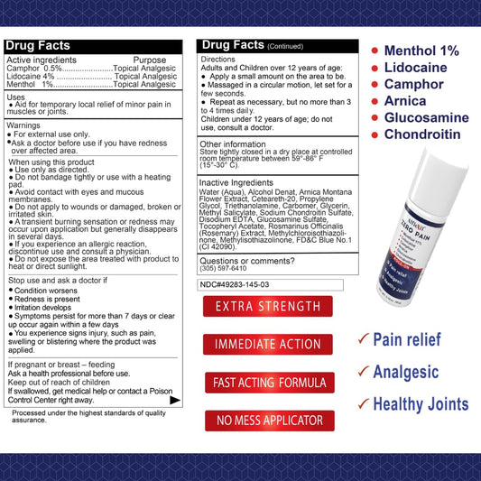 ALFLEXIL cooling gel application: quick glide over joints for soothing relief.