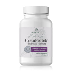 Algonot CystoProtek 1-pack bottle for bladder health and daily comfort.