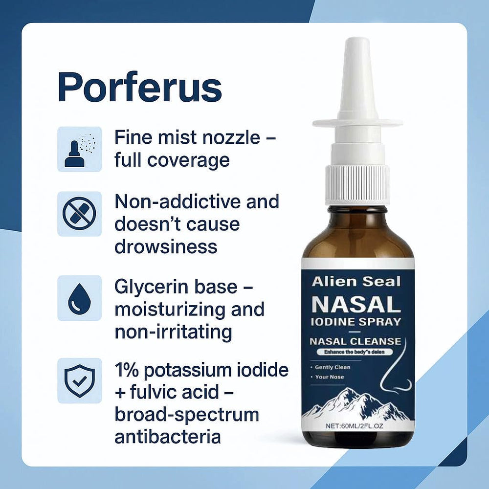 Alien Seal nasal spray close-up highlighting compact design.