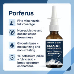 Alien Seal nasal spray close-up highlighting compact design.
