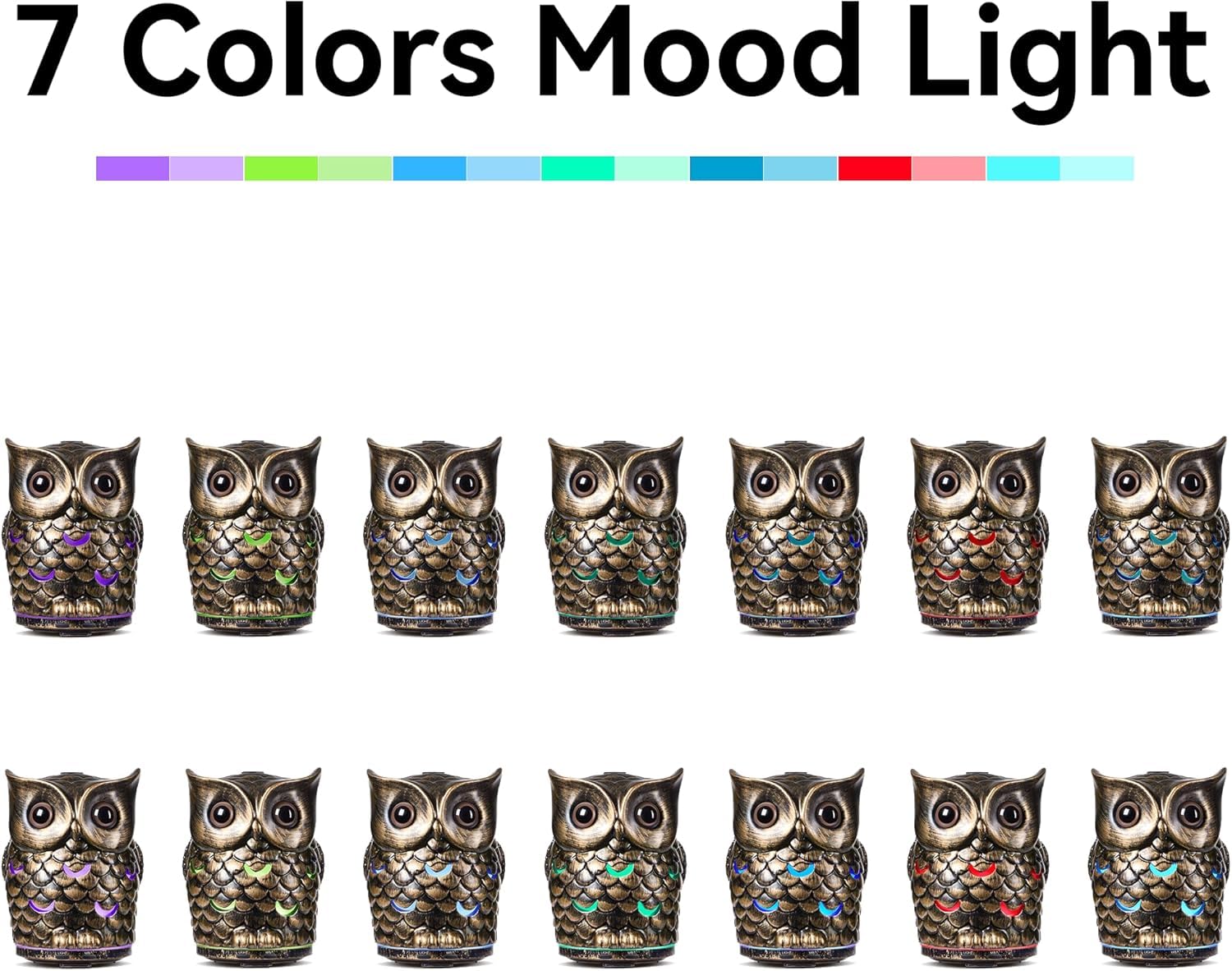 ALIEYE durable ceramic owl diffuser designed for home and office spaces