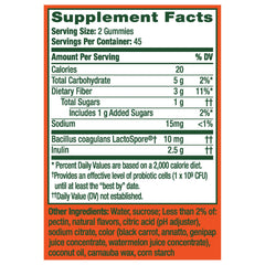 Align beet sugar content shows 1g per serving for mindful indulgence.