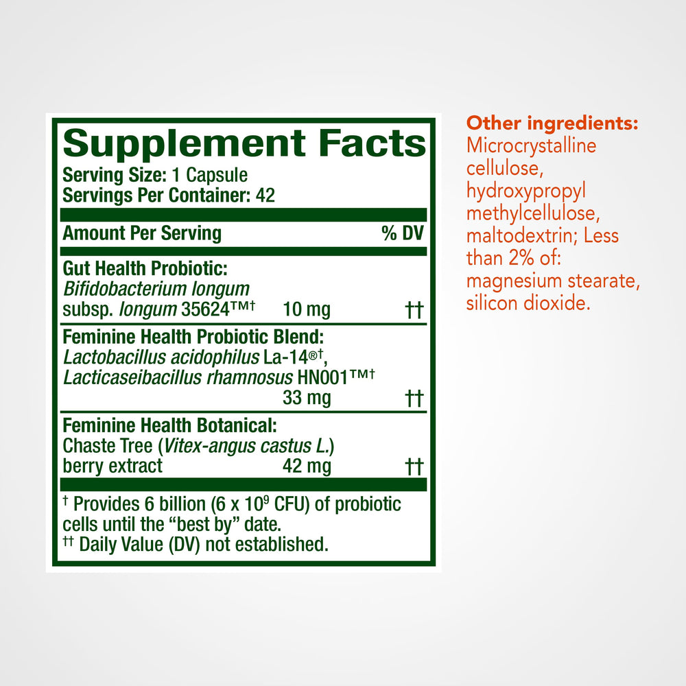 Align gluten-free vegetarian capsule for clean dietary fit