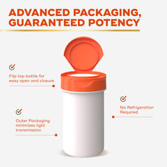 Printed gluten-free marking on Align Pro Formula packaging for clarity.