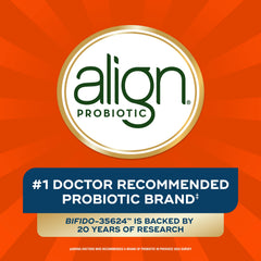 Align Probiotic bottle with a glass of water for a daily routine.