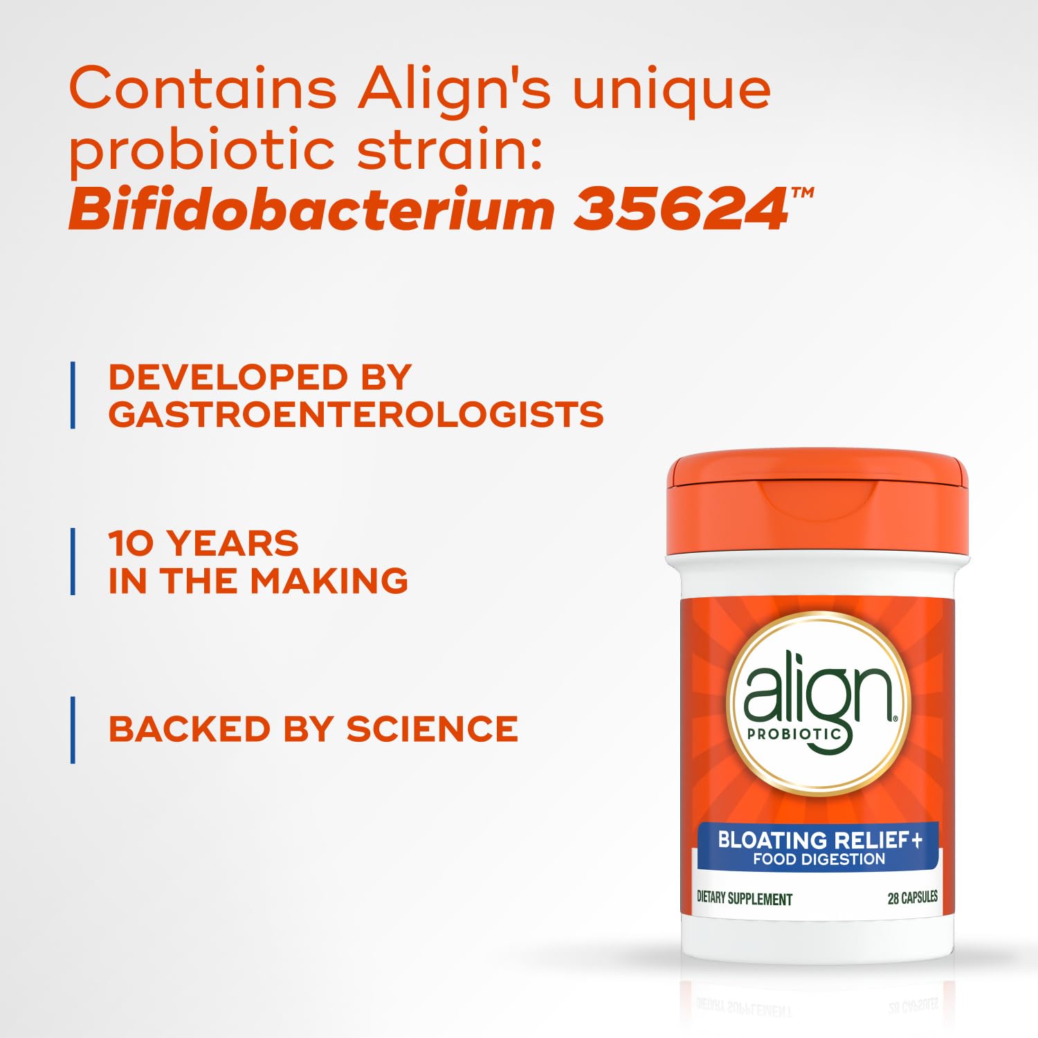 Align Vitamin B12 energy support capsule promotes metabolism to cellular energy.